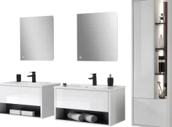 Home affaire Badmöbel-Set »Studio Line, Bad im modernen Design, 5-teiliges Badezimmer« 5 Stk. tlg.