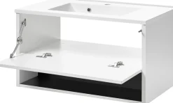 Home affaire Badmöbel-Set »Studio Line, Bad im modernen Design, 5-teiliges Badezimmer« 5 Stk. tlg.