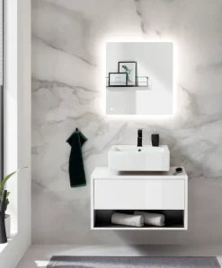 Home affaire Badmöbel-Set »Studio Line, Bad im modernen Design, 2-teiliges Badezimmer« 2 Stk. tlg.
