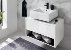 Home affaire Badmöbel-Set »Studio Line, Bad im modernen Design, 2-teiliges Badezimmer« 2 Stk. tlg.