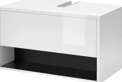 Home affaire Badmöbel-Set »Studio Line, Bad im modernen Design, 4-teiliges Badezimmer« 4 Stk. tlg.