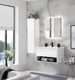 Home affaire Badmöbel-Set »Studio Line, Bad im modernen Design, 3-teiliges Badezimmer« 3 Stk. tlg.