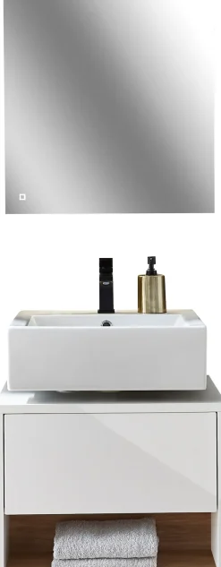 Home affaire Badmöbel-Set »Studio Line, Bad im modernen Design, 2-teiliges Badezimmer« 2 Stk. tlg.