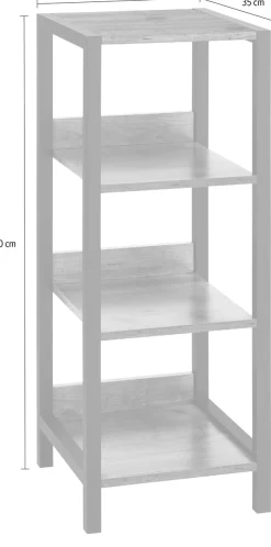 Home affaire Badregal »Chris« Breite 33 cm