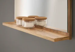 Home affaire Badspiegel »CITY/GIRON, Spiegel in Wotan Eiche, Wandspiegel im zeitlosen Design« mit Ablagefläche, 60 cm breit