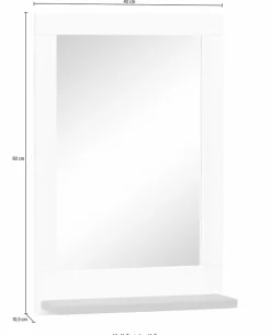 Home affaire Badspiegel »JOSIE« aus Massivholz, 40x60 cm, aus Massivholz, mit Ablage