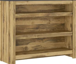 Home affaire Barschrank »York, moderne Küchentheke im Industrialdesign« mit Handtuchstange aus Metall, ausreichend Stauraum, 130 cm breit