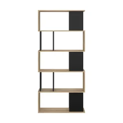 Home affaire Bücherregal »Maze, Regal, Standregal, Stauraumregal, Multifunktional,« Breite/Tiefe/Höhe: 80/29,5/175 cm, zweifarbig, mit vielen Fächern