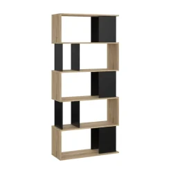 Home affaire Bücherregal »Maze, Regal, Standregal, Stauraumregal, Multifunktional,« Breite/Tiefe/Höhe: 80/29,5/175 cm, zweifarbig, mit vielen Fächern