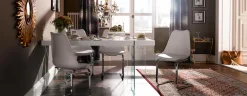 Home affaire Beistelltisch mit hochwertiger Spiegelglasplatte