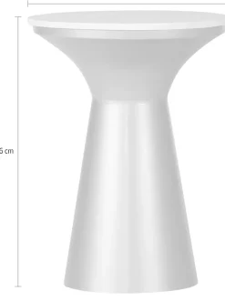 Home affaire Beistelltisch »Menton« mit goldfarbenem Gestell und Terazzo Platte, in elegantem Design