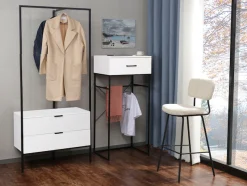 Home affaire Beistelltisch »Sterling« 1 Stk. tlg. Konsolentisch mit 1 Schublade - (B/T/H) 60/48/132 cm