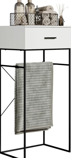 Home affaire Beistelltisch »Sterling« 1 Stk. tlg. Konsolentisch mit 1 Schublade - (B/T/H) 60/48/132 cm