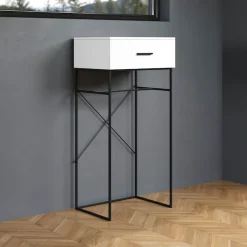 Home affaire Beistelltisch »Sterling« 1 Stk. tlg. Konsolentisch mit 1 Schublade - (B/T/H) 60/48/132 cm