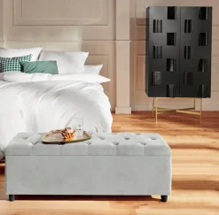 Home affaire Bettbank »Relaxy« gesteppt, mit Staufach