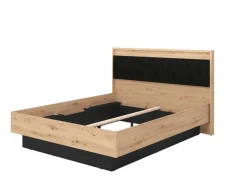 Home affaire Bettgestell »Ascalon, gepolstertes Kopfteil, bezogen mit weichem Cordstoff« Liegeflächen 160 oder 180x200 cm, FSC® -zertifizierter Holzwerkstoff