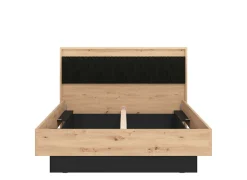 Home affaire Bettgestell »Ascalon, gepolstertes Kopfteil, bezogen mit weichem Cordstoff« Liegeflächen 160 oder 180x200 cm, FSC® -zertifizierter Holzwerkstoff