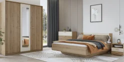 Home affaire Bettgestell »Bitry, Breite 160 bzw. 180 cm, moderner Bettrahmen« Doppelbett in zwei Grössen