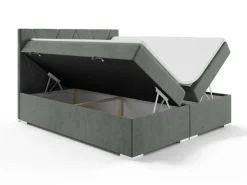 Home affaire Bett »Liania mit Matratze und Topper, in 2 Breiten (160 und 180 cm)« Boxspringbett mit Bettkasten, Matratze (BFK/TFK) und Topper