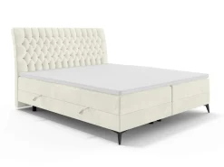 Home affaire Bett »SYDNEE mit Matratze und Topper, in 2 Breiten (160 und 180 cm)« Boxspringbett mit Kopfteil, Bettkasten, Matratze (BFK/TFK) und Topper