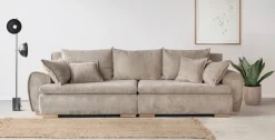 Home affaire Big-Sofa »Katja, B: 275 cm - OTTO. Verlässliche Qualität.« Mega-Sofa mit 4 Zierkissen
