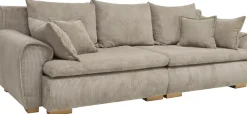Home affaire Big-Sofa »Katja, B: 275 cm - OTTO. Verlässliche Qualität.« Mega-Sofa mit 4 Zierkissen