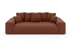 Home affaire Big-Sofa »LAKESIDE 3-Sitzer Schlafsofa mit Bettkasten, Breite 256,5 cm« Liegefläche 168,5x195 cm, hoher Sitzkomfort, Maße B/T/H: 256/122/82cm