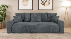 Home affaire Big-Sofa »LAKESIDE klein 3-Sitzer Schlafsofa mit Bettkasten, Breite 238 cm« Liegefläche 149x195 cm, hoher Sitzkomfort, Maße B/T/H: 238/98/85cm