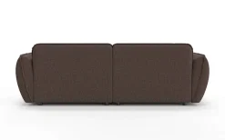 Home affaire Big-Sofa »MIRELDA Design-Sofa mit Steppungen, extra tief, Breite 251 cm« Sitztiefe 123cm, elegant und bequem, 2 Zierkissen, belastbar bis 480kg