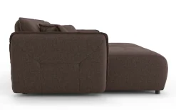 Home affaire Big-Sofa »MIRELDA Design-Sofa mit Steppungen, extra tief, Breite 251 cm« Sitztiefe 123cm, elegant und bequem, 2 Zierkissen, belastbar bis 480kg