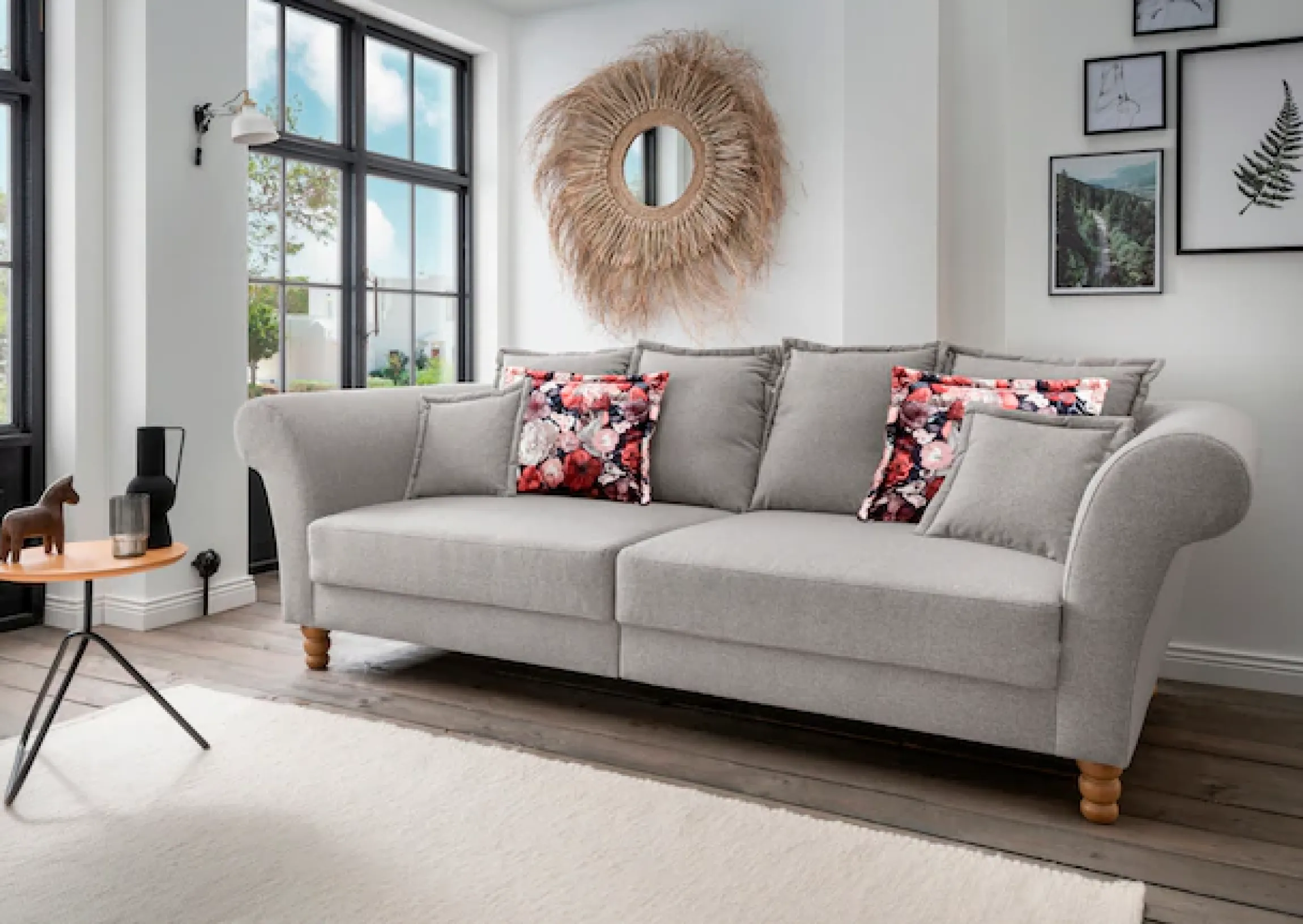 Home affaire Big-Sofa »Tassilo Mega Sofa mit viel Platz, bequem durch Kaltschaum im Sitz«