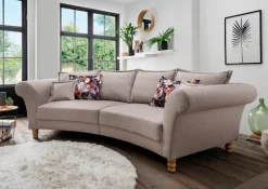 Home affaire Big-Sofa »Tassilo geschwungene Formensprache, bequem, Mega Sofa, Breite 350cm«