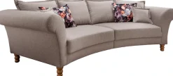 Home affaire Big-Sofa »Tassilo geschwungene Formensprache, bequem, Mega Sofa, Breite 350cm«