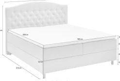 Home affaire Boxbett »Piemont« mit Bettkasten und Topper