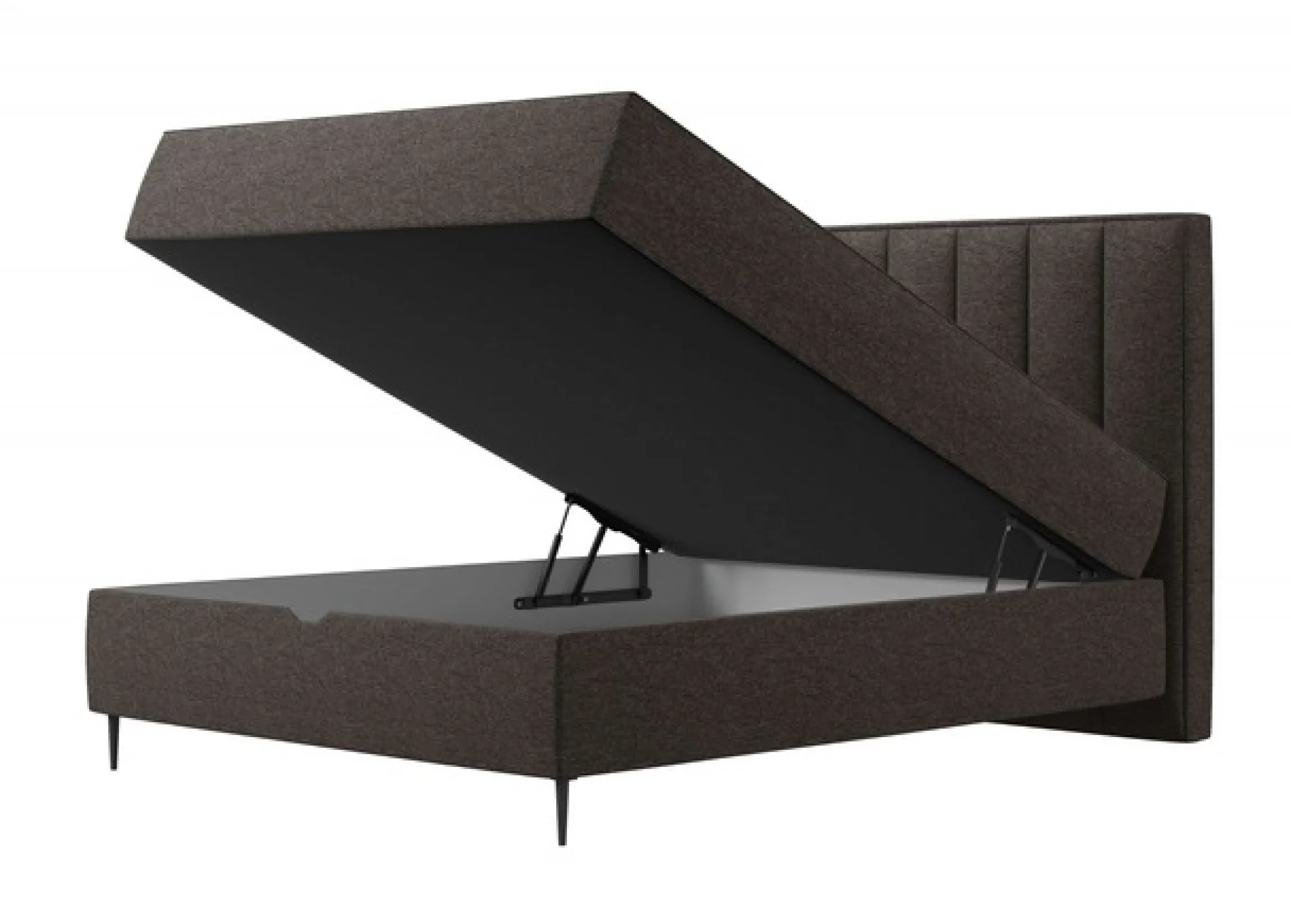 Home affaire Boxbett »Rita inkl. Bettkasten, erhältlich in den Breiten 160cm und 180cm« mit Taschen-Federkernmatratze, Komfortliegehöhe von 61cm