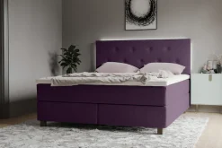 Home affaire Boxspringbett »Alenika« mit LED - Beleuchtung, mit Taschen-Federkernmatratze