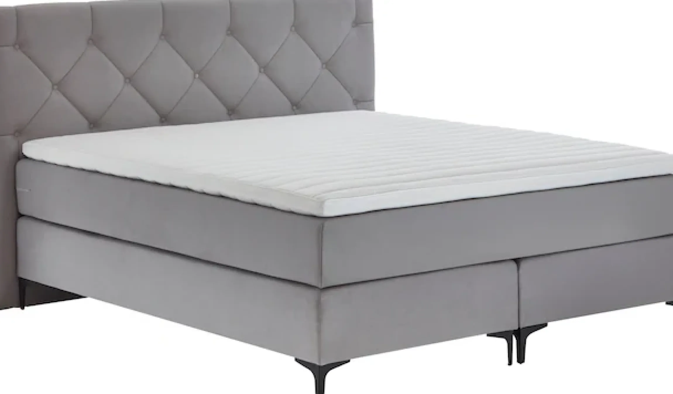 Home affaire Boxspringbett »Aiko« 100% vegan , mit tierfreundlichem Bezugssstoff, besonders pflegeleicht