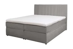 Home affaire Boxspringbett »Bellissimo, Doppelbett, Polsterbett, Federkernbett, Komforbett« inkl. 9cm Topper, 5-Zonen-Taschen-Federkernmatratze, Härtegrad 3