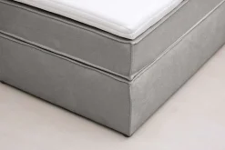 Home affaire Boxspringbett »Bellissimo, Doppelbett, Polsterbett, Federkernbett, Komforbett« inkl. 9cm Topper, 5-Zonen-Taschen-Federkernmatratze, Härtegrad 3