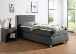 Home affaire Boxspringbett »Bernard, in verschiedenen Breiten« inkl. Topper, Matratze in H2, H3 oder H4 erhältlich