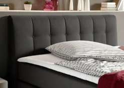 Home affaire Boxspringbett »Cafone« inkl. Topper, 5 Breiten, 3 Matratzenarten und 3 Härtegraden wählbar