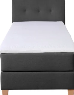 Home affaire Boxspringbett »Fargo« inkl. Topper, in 3 Matratzenarten, in Samt- oder Strukturstoff