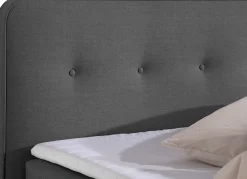 Home affaire Boxspringbett »Fargo« inkl. Topper, in 3 Matratzenarten, in Samt- oder Strukturstoff