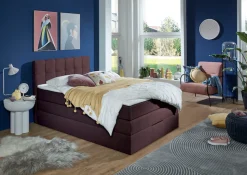 Home affaire Boxspringbett »Fornoli« inkl. Topper und Bettkasten, H3 in zwei Matratzenarten
