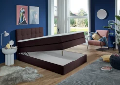 Home affaire Boxspringbett »Fornoli« inkl. Topper und Bettkasten, H3 in zwei Matratzenarten