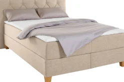 Home affaire Boxspringbett »Harmones« in 3 Breiten, Härtegrad auch im Mix mit je 1 Matratze in H2 und H3