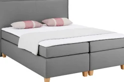 Home affaire Boxspringbett »Houssay« inkl. Topper, 5 Breiten, 2 Härtegraden auch in Überlänge 220 cm