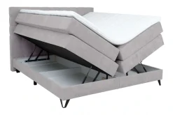 Home affaire Boxspringbett »Ilona, Doppelbett, Polsterbett, Federkernbett, Komforbett, 160, 180 cm« inkl. Topper, zwei Bettkästen, Taschen-Federkernmatratze, Härtegrad 3