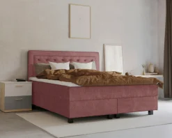 Home affaire Boxspringbett »Jeanne« inkl. Topper mit Taschen-Federkernmatratze