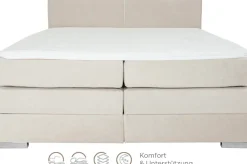 Home affaire Boxspringbett »Juliste inkl. Bettkasten und PUR-Schaum-Topper« erhältlich in den Breite 160, 180 & 200cm